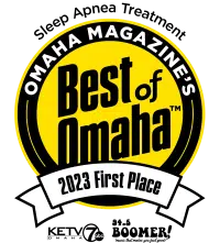 Best of Omaha Sleep Apnea Treatment First Place Logo